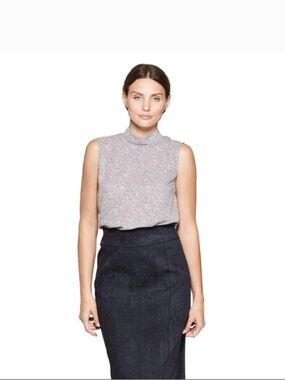 Prologue Sleeveless Mock Neck Blouse Size L
